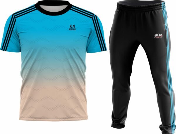 Sky & off white 3-Stripes Tracksuit C-7